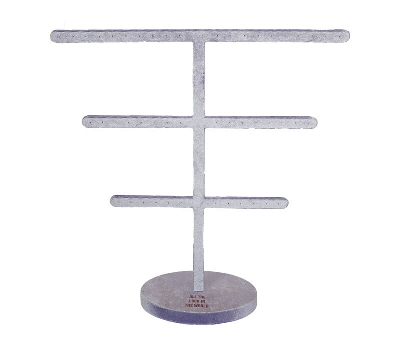 Lilac Velvet Earring Display