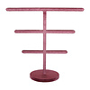All the Luck in the World Roze Velvet Oorbellen Display