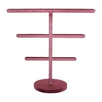 Pink Velvet Earring Display