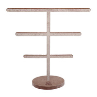 Oud Roze Velvet Oorbellen Display