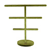 All the Luck in the World Groene Velvet Oorbellen Display