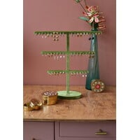 Green Velvet Earring Display