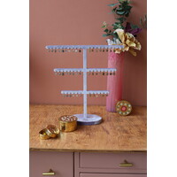 Lila Velvet Oorbellen Display