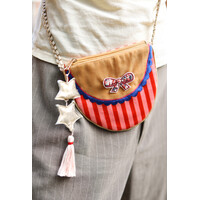Gestreepte Sling Bag met Stik en Sterren