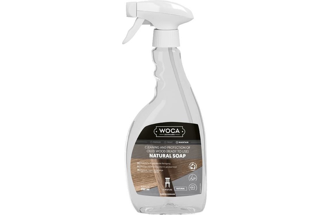 Woca Natuurzeep Naturel 0,75 Liter Sprayflacon