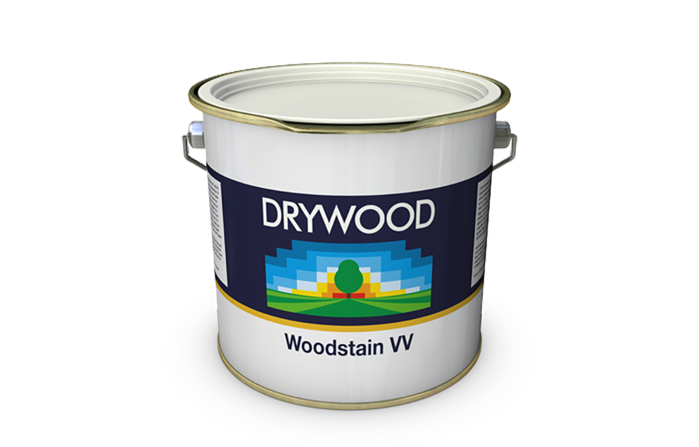 Woodstain VV Wit 10 Liter 100 m2 voor gevelbekleding