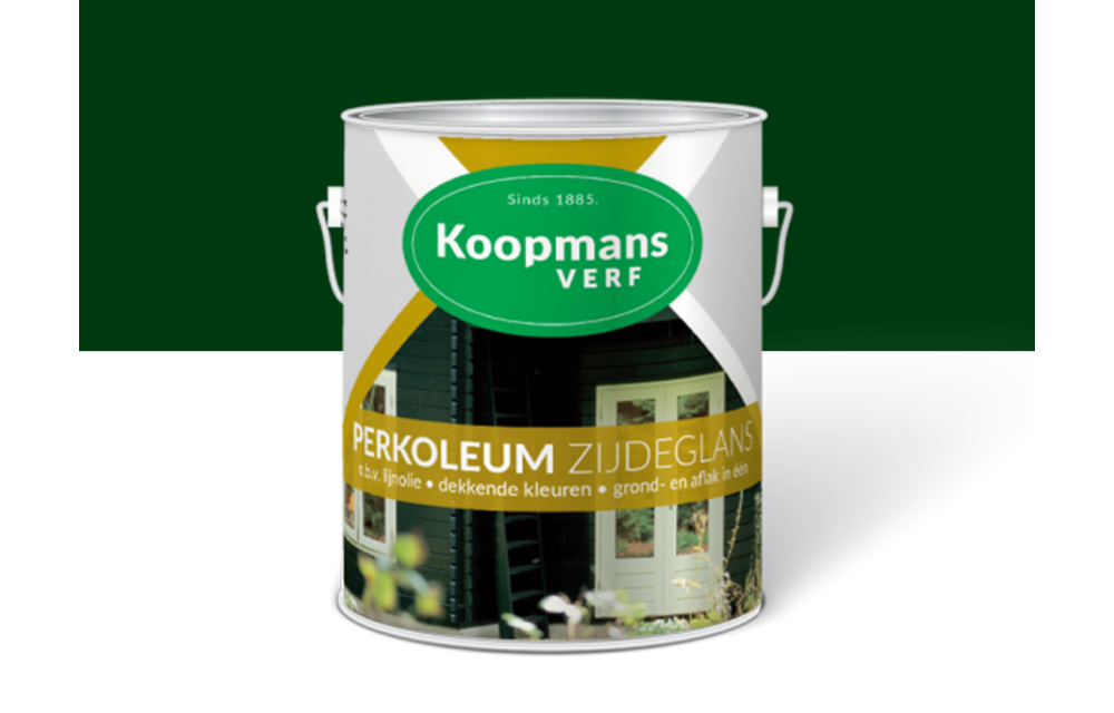 Koopmans Perkoleum Donkergroen Dekkend Zijdeglans