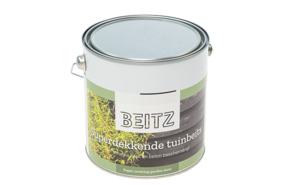 Tuinbeits Wit 2,5 Liter Voor Hout en Beton - Beitz