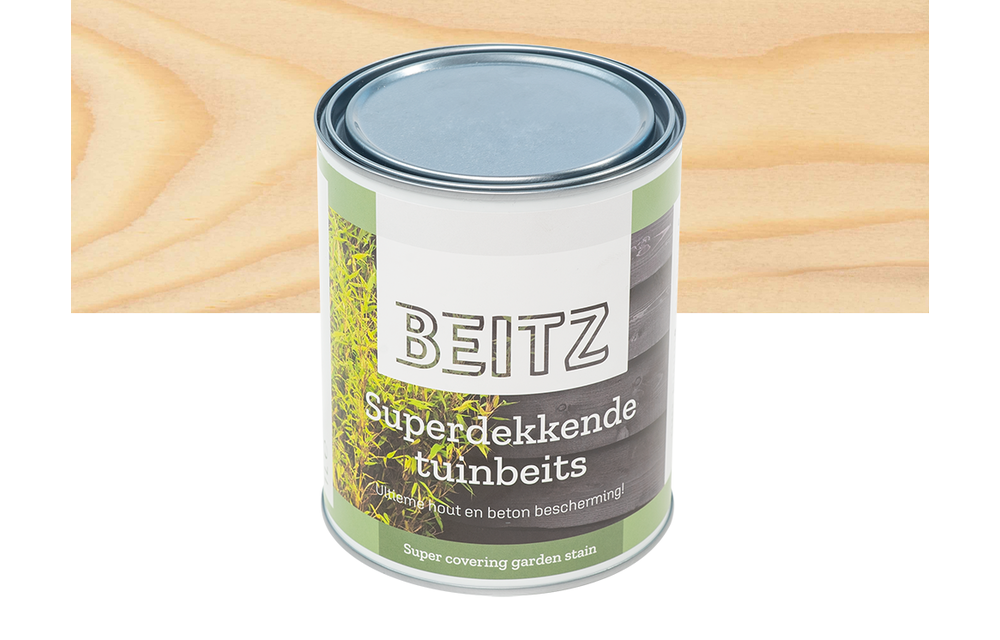 Tuinbeits Transparant 1 Liter Superdekkend Voor Hout en Beton - Beitz