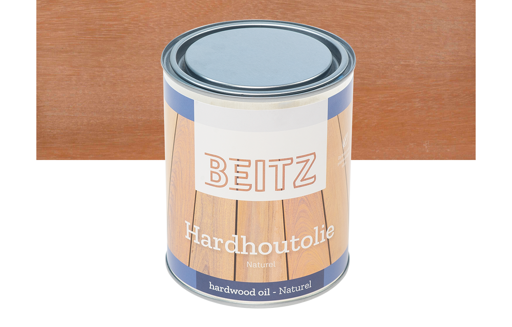 Beitz - Hardhout olie Bankirai 1 liter Plantaardig