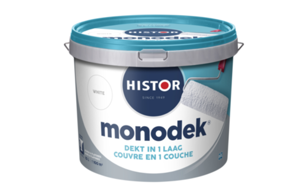 Histor Monodek Wit Mat Latex 10 Liter