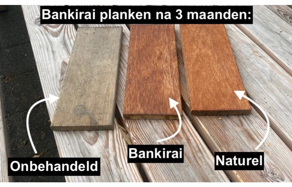 Beitz - Hardhout olie Bankirai 1 liter Plantaardig