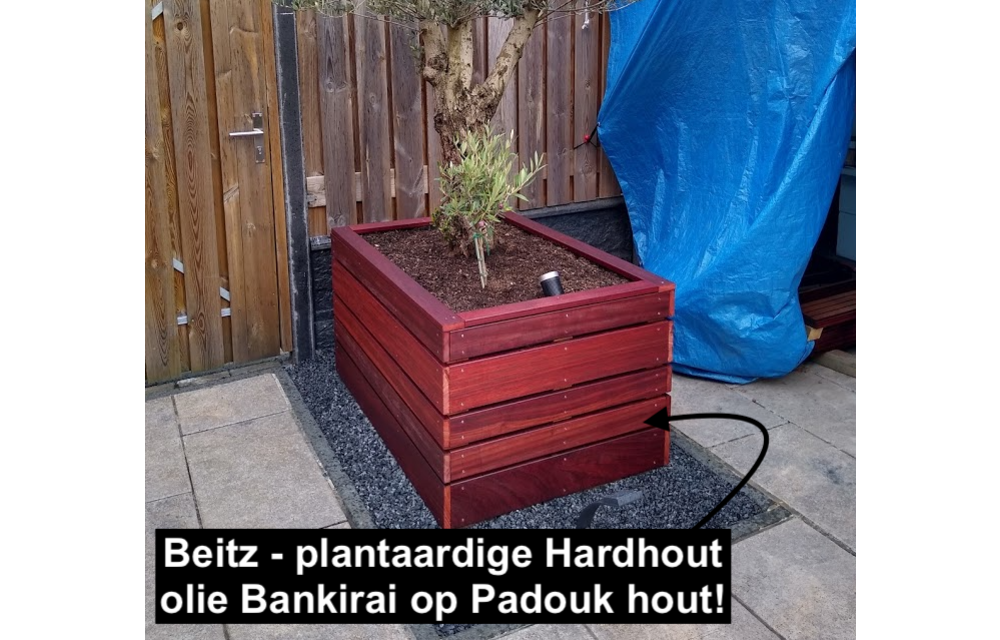 Beitz - Hardhout olie Bankirai 1 liter Plantaardig