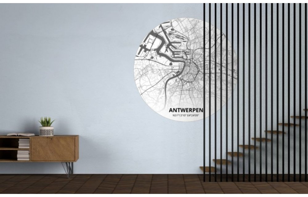 City Circles - Antwerpen 145CM vliesbehang