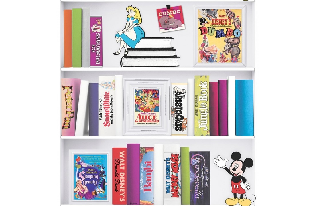 Kids at Home behang Disney Bookshelf 106455