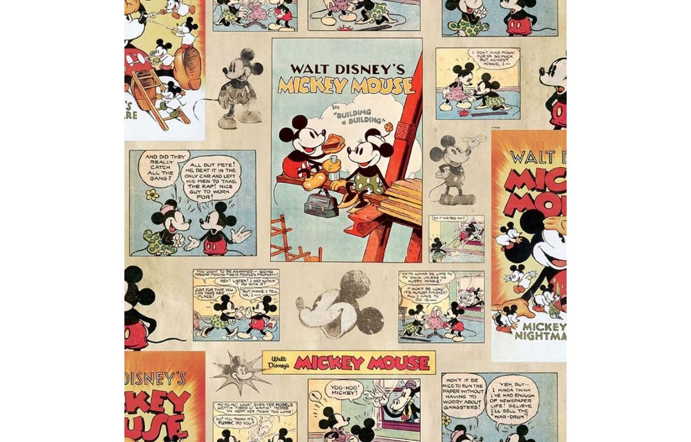 Kids at Home behang Mickey Vintage 70-242