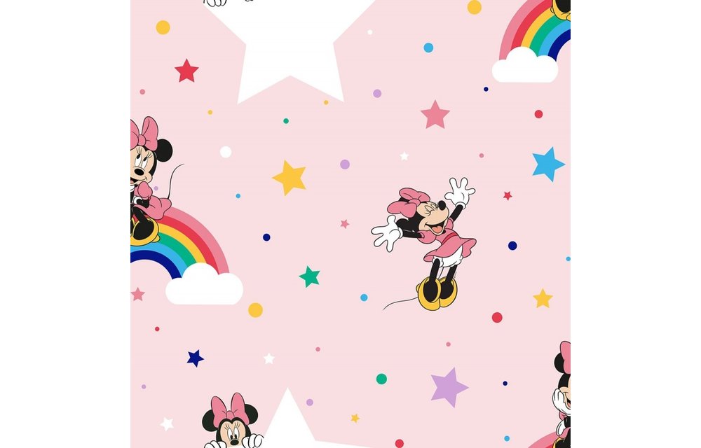 Kids at Home behang Rainbow minnie 108529