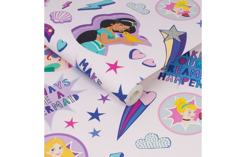 Kids at Home behang Princess Badges 108018