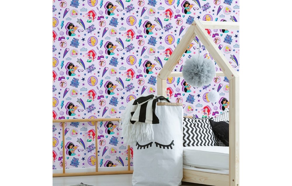 Kids at Home behang Princess Badges 108018
