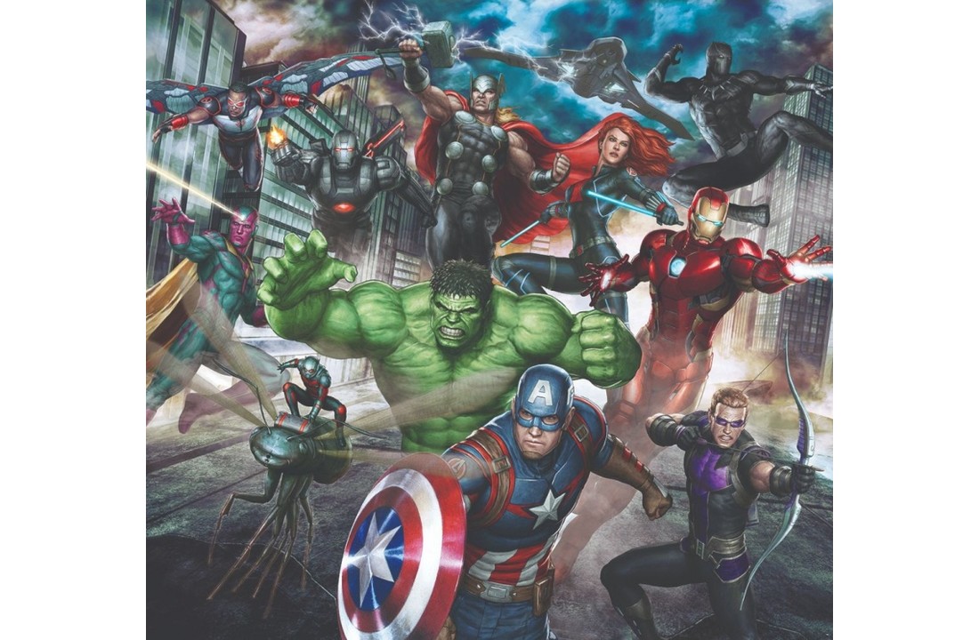 Kids at Home - Marvel Avengers Assemble Fotobehang