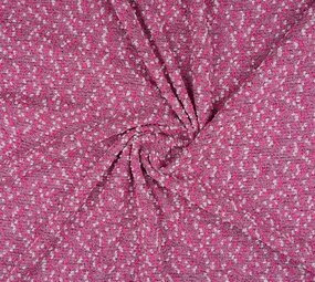 Bouclé gebreid Fuchsia