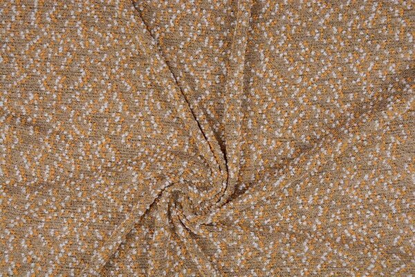 Boucle Gestrickt Dunkel gold