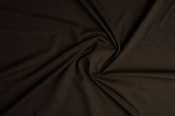 Oeko-Tex®  Jersey de Algodón Marrón Oscuro