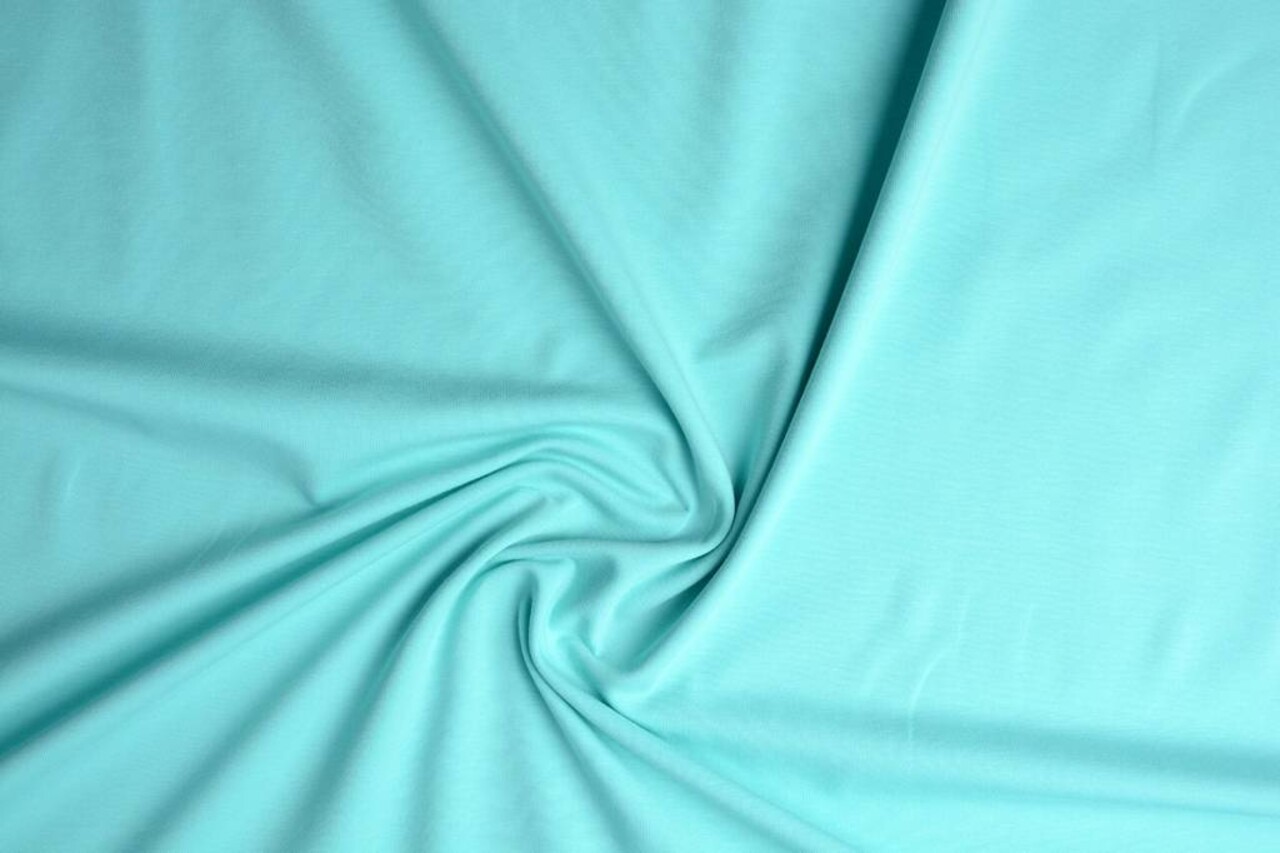 Oeko-Tex®  Jersey Stoff Baumwolle Mint Grün