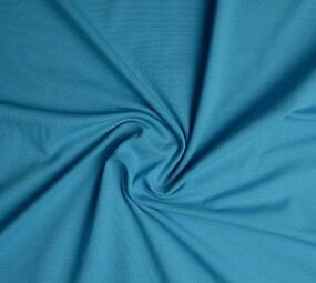 Oeko-Tex®  Jersey de Algodón Aqua Oscuro
