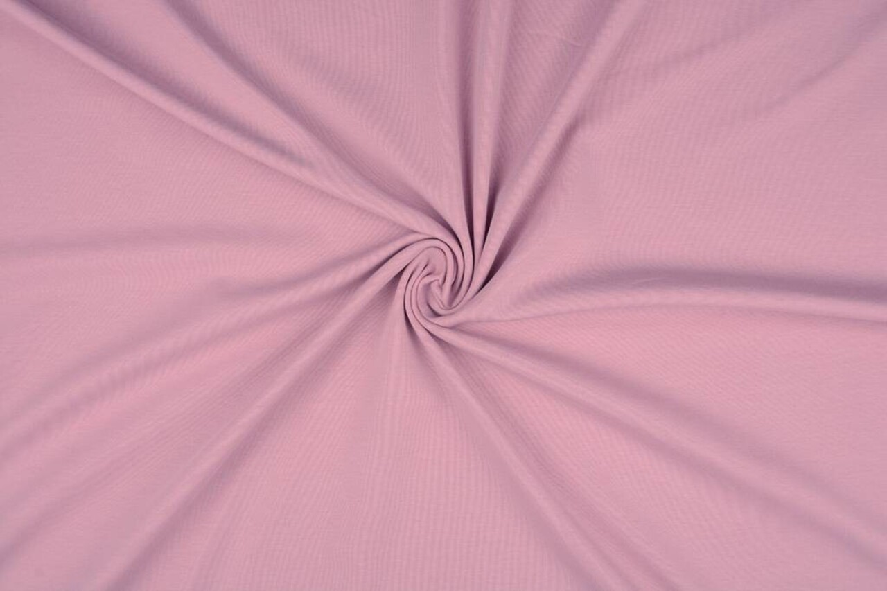 Oeko-Tex® Jersey de Algodón Rosa Empolvado Oeko-Tex® Jersey de Algodón Rosa Empolvado