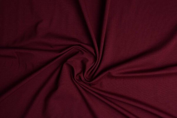 Oeko-Tex®  Cotone Jersey Rosso Scuro