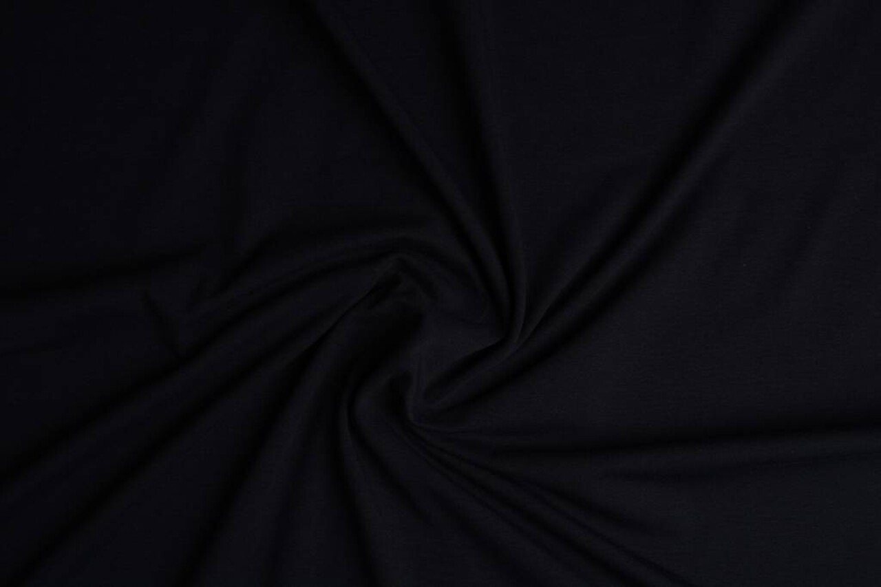 Oeko-Tex® Cotton Jersey Zwart Oeko-Tex® Cotton Jersey Zwart
