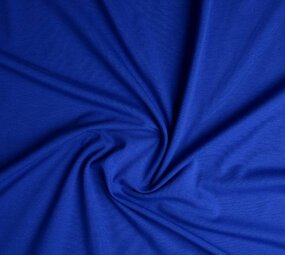 Oeko-Tex®  Jersey Stoff Baumwolle Kobaltblau Oeko-Tex®  Jersey Stoff Baumwolle Kobaltblau