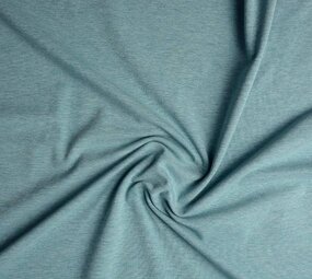 Oeko-Tex®  Jersey Stoff Baumwolle Jeans Meliert