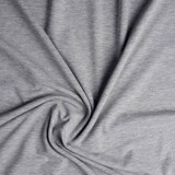 Oeko-Tex®  Jersey Stoff Baumwolle Hellgrau Meliert Oeko-Tex®  Jersey Stoff Baumwolle Hellgrau Meliert