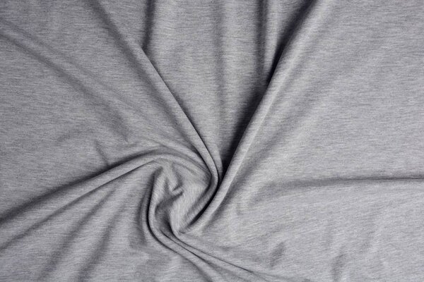 Oeko-Tex® Jersey de Algodón Gris Claro Jaspeado Oeko-Tex® Jersey de Algodón Gris Claro Jaspeado