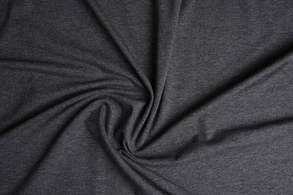 Oeko-Tex® Cotton Jersey Donker grijs Melange Oeko-Tex® Cotton Jersey Donker grijs Melange