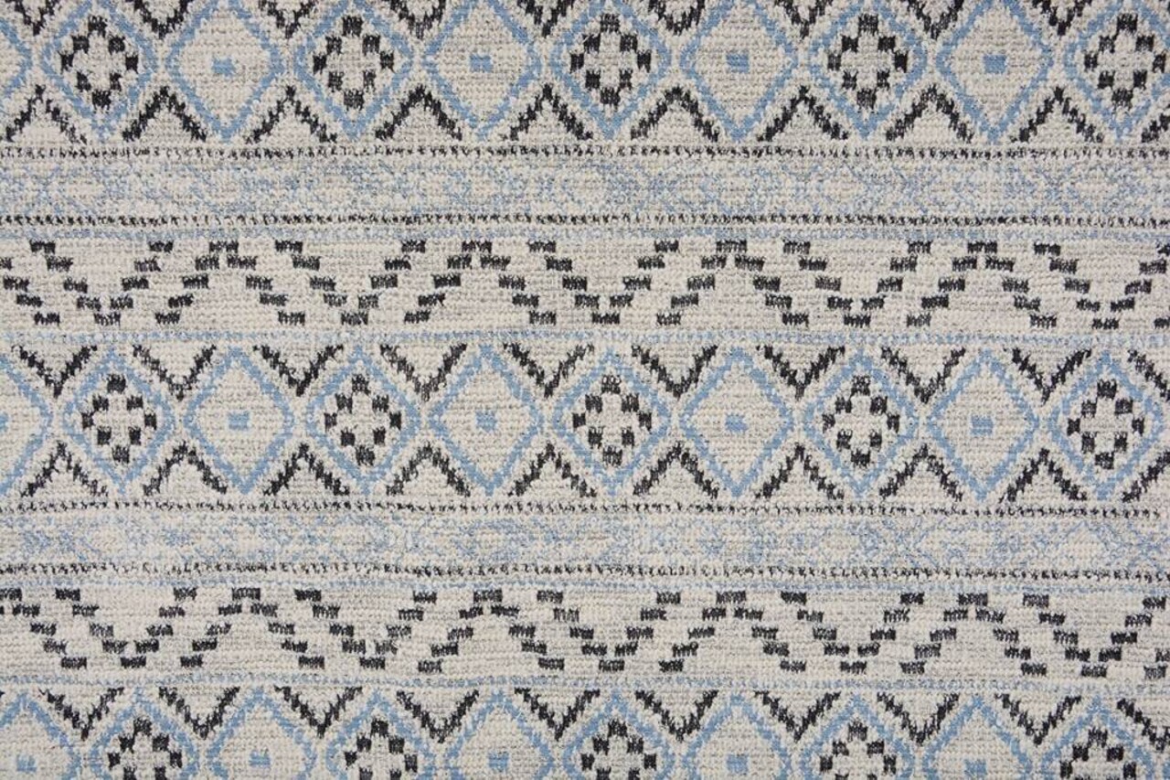 Gebreide Jacquard Baby blauw