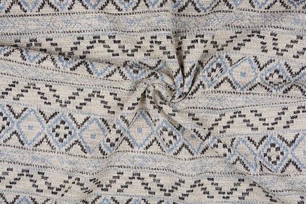 Tricoté Jacquard Bleu Layette Tricoté Jacquard Bleu Layette