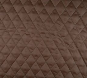Quilted Lining Mocha brown