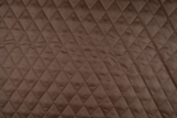 Quilted Lining Mocha brown