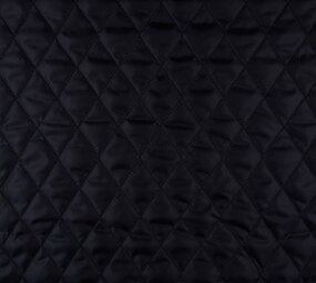 Gewatteerde voering Zwart