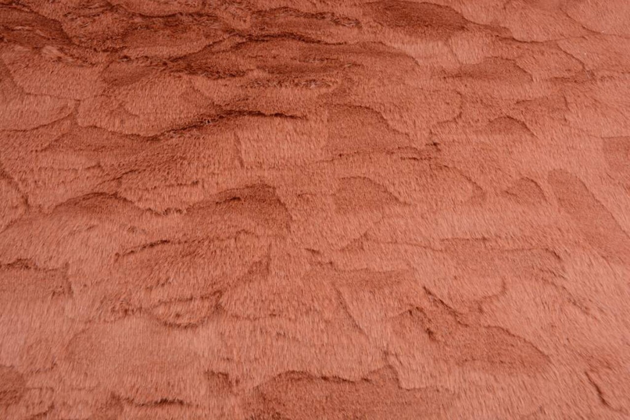 Harig Simil Pelliccia Mattone Chiaro