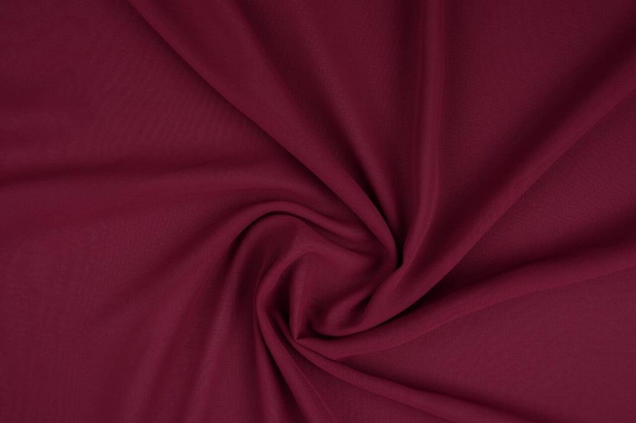 Hi Multicolore Chiffon Bordeaux
