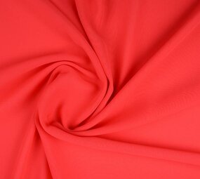 Hi Multicolore Mousseline Rouge