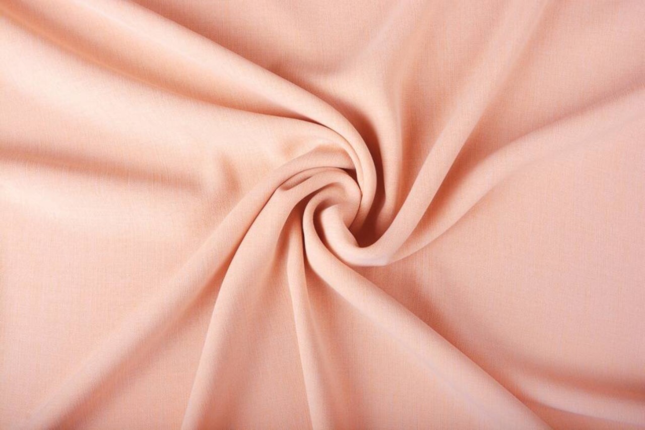 High Twist Crêpe Peach High Twist Crêpe Peach
