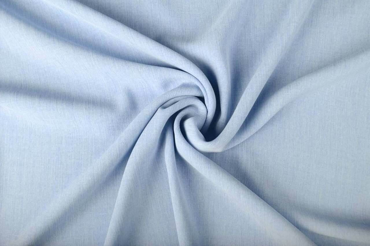 High Twist Crêpe Baby Blau High Twist Crêpe Baby Blau