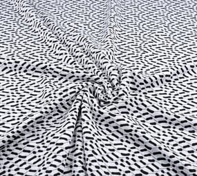 Sommer Jersey Lipo Schwarz-Weiß 3