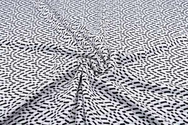 Sommer Jersey Lipo Schwarz-Weiß 3