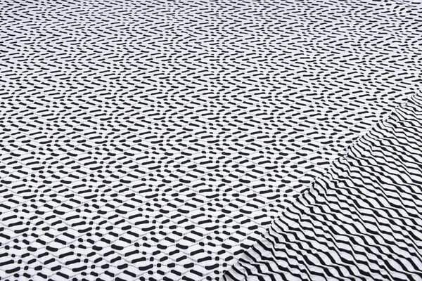 Sommer Jersey Lipo Schwarz-Weiß 3